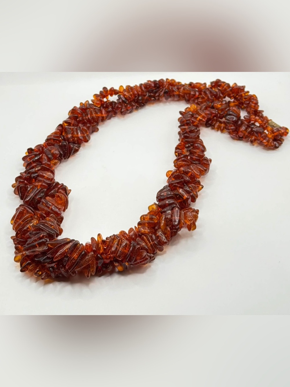 Antique Baltic Amber Necklace 21.5inch | 54.60cm | 74 grams - Picture 2 of 8